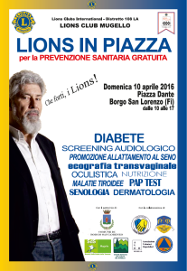 lions in piazza