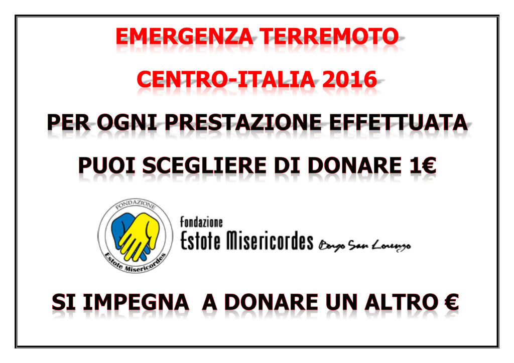 EMERGENZA TERREMOTO
