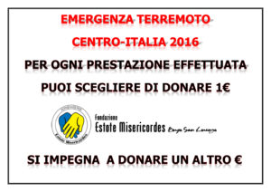 EMERGENZA TERREMOTO