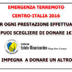 Raccolti 220 euro per le zone terremotate all’accettazione degli ambulatori