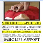 Corso base di soccorritore della Misericordia